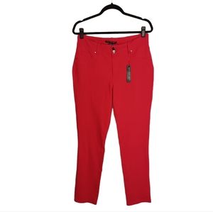 SAVAGE ART STRETCH Crimson Red Skinny Fit Colored Jeggings XL NWT